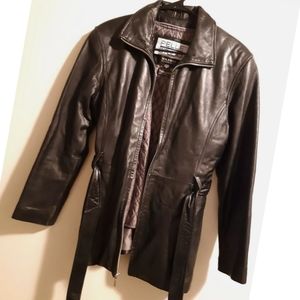 Wilson's Leather Jacket with Belt